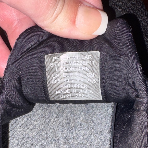 Peter Millar Black and Red Men's Hyperlight Apollo Sneakers size 10.5 - Picture 6 of 11